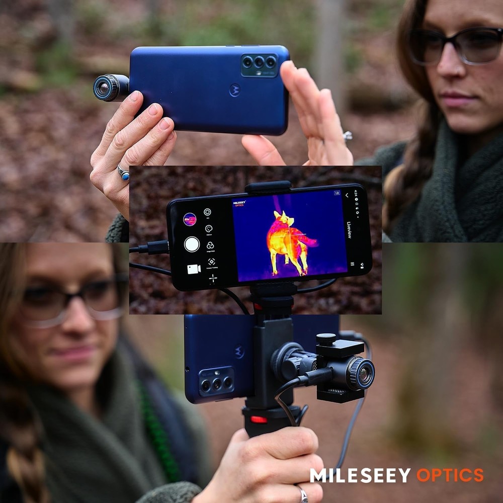 Thermal Monocular for USB-C iPhone, iPad & Android, Night Vision Thermal Imaging