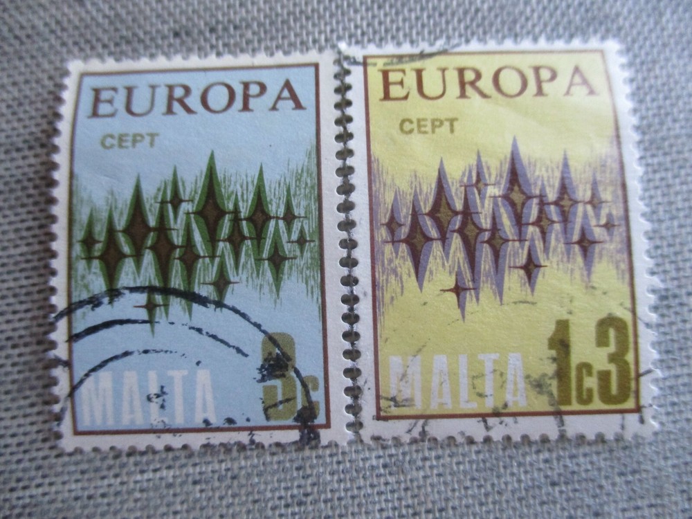 Malta, Scott#445-446, used