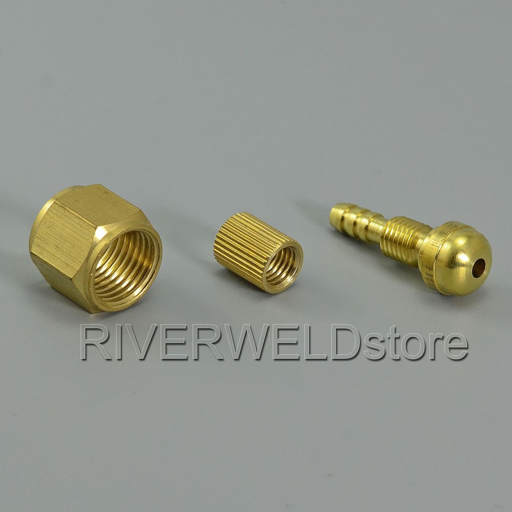 RIVERWELD TIG Welding Torch Fitting Connector Adapter (9/16-18'')