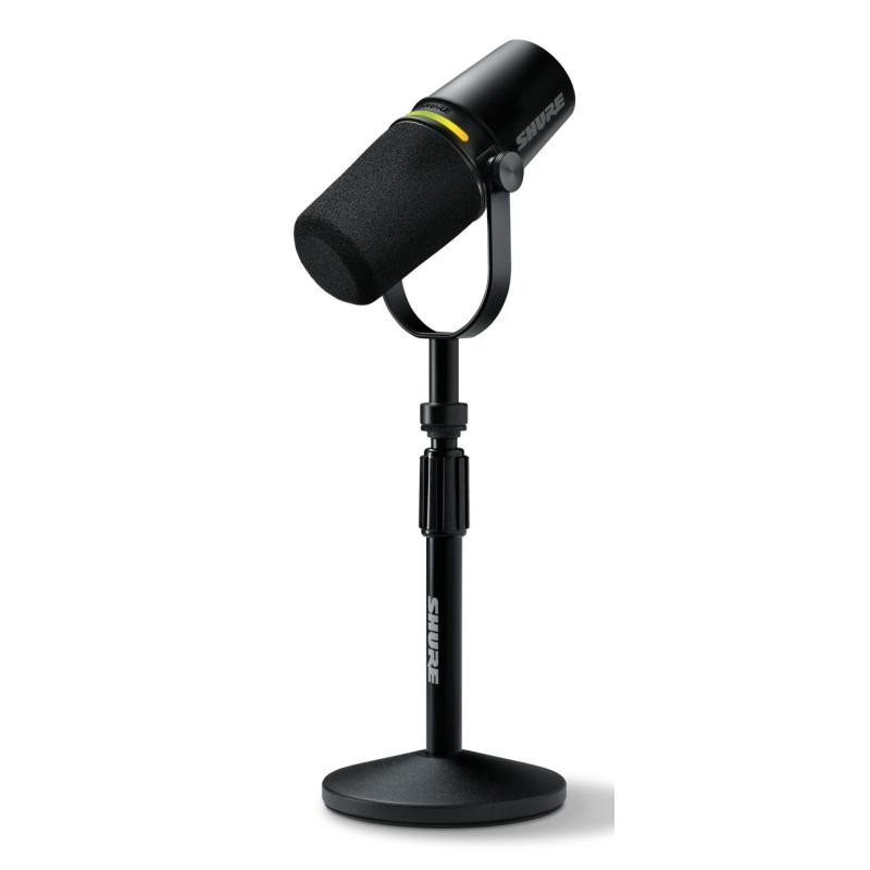 Shure MV7+ Black, White Studio Microphone