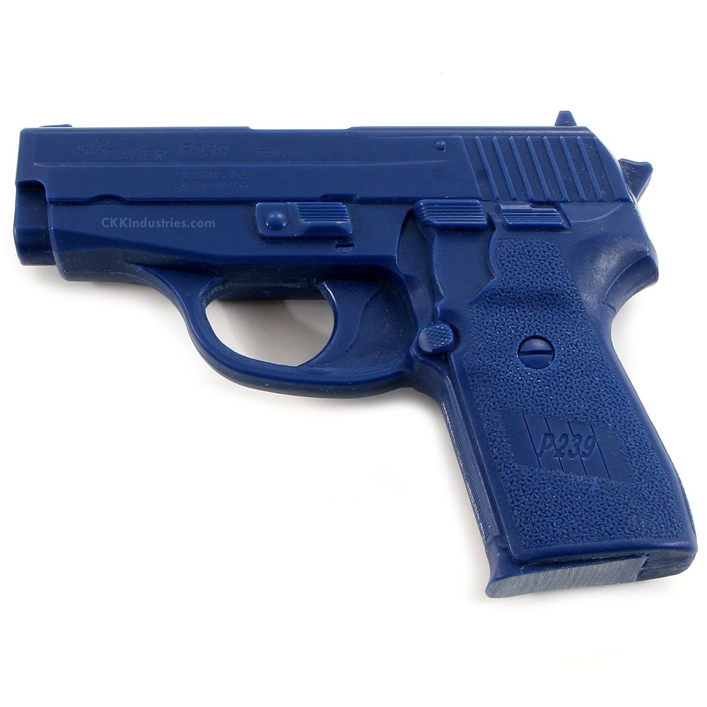Blue Training Prop for SIG P239 - Solid Resin - Not a Gun