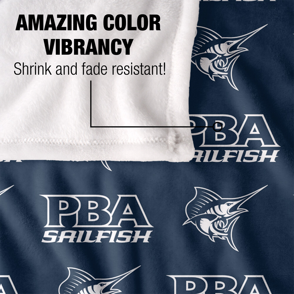 Palm Beach Atlantic University Logo Pattern Silky Touch Super Soft Throw Blanket