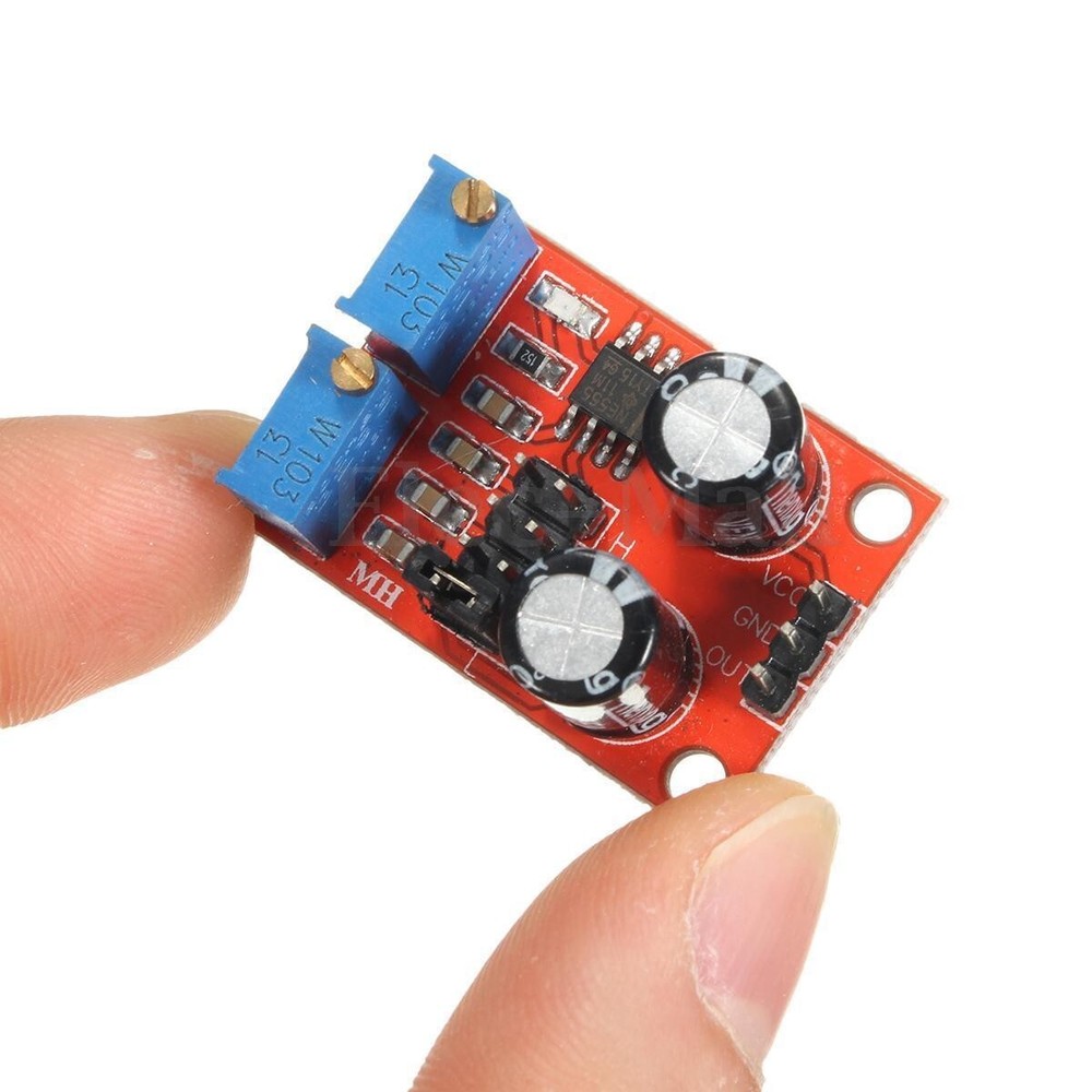 2Pcs NE555 Duty Cycle Pulse Frequency Adjustable Square Wave Generator Module 2X