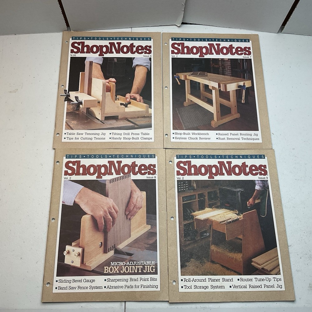 ShopNotes Magazine (Lot of 17) Tips, Tools, Techniques, Issues: 1,3-18