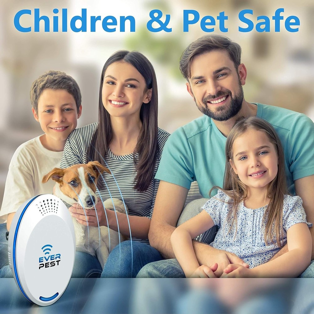 Advanced Ultrasonic Pest Repeller 2-Pack – Safe Indoor & Outdoor Protection