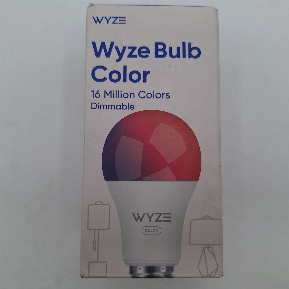 Wyze WLPA19C 1100lm Wi Fi RGB Dimmable A19 LED Color Smart Bulb
