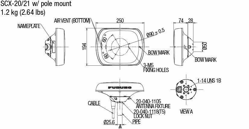 Furuno Satellite Compass #SCX21