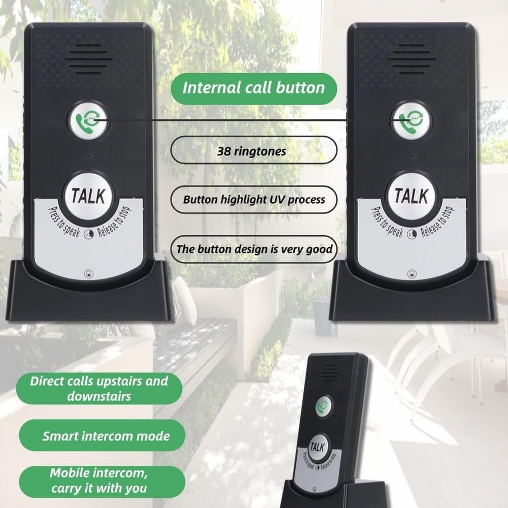 Intercom System for Home, 2 Way Voice Intercom Wireless, Home Intercom System...