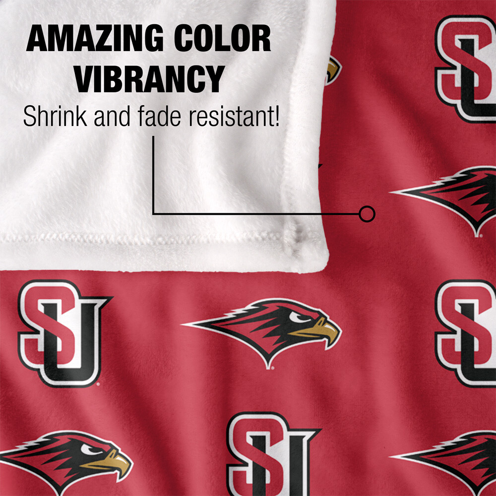 Seattle University Logo Pattern Silky Touch Super Soft Throw Blanket