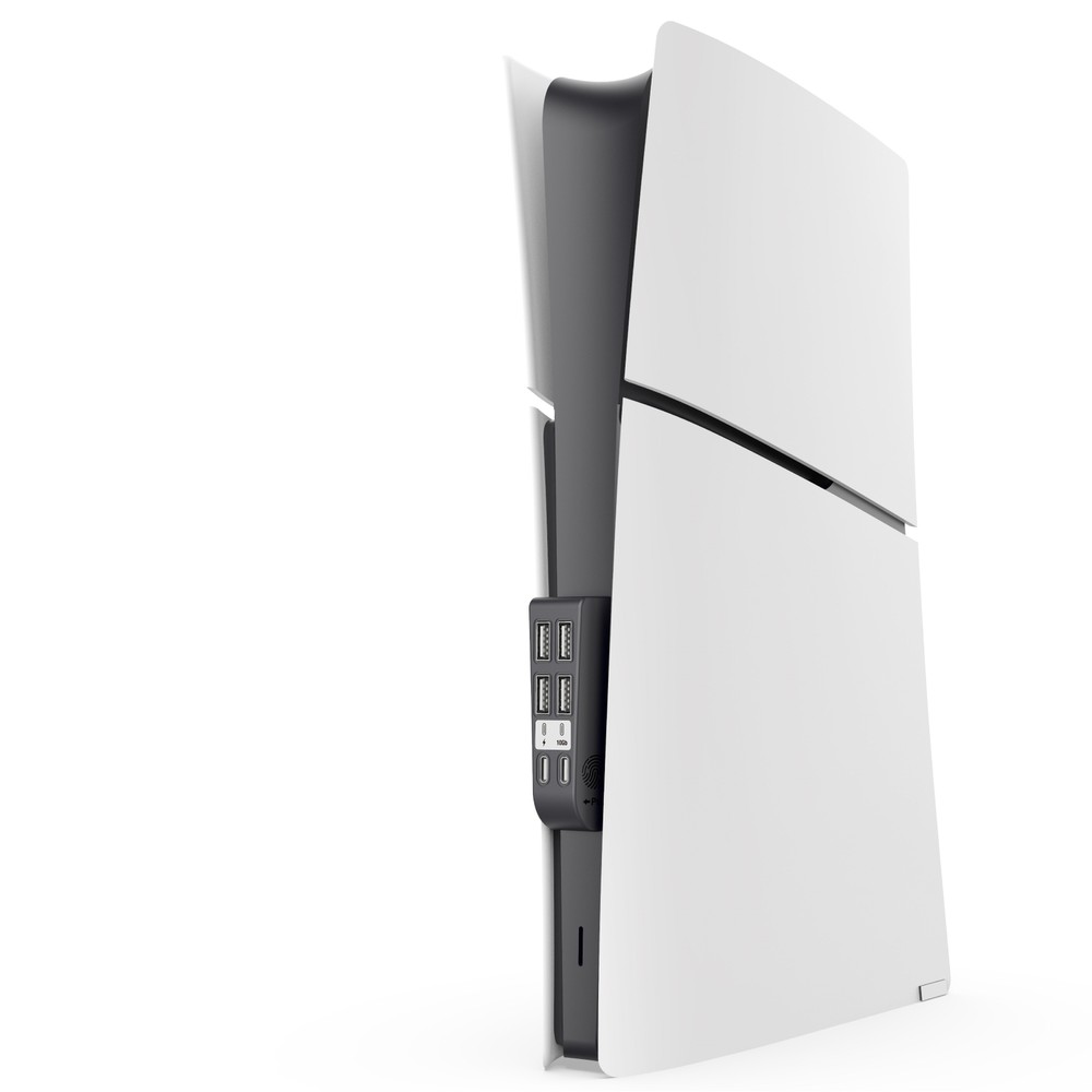 For PS5Slim USB 2.0 HUB Data Transfer Extender P5Slim USB Splitter