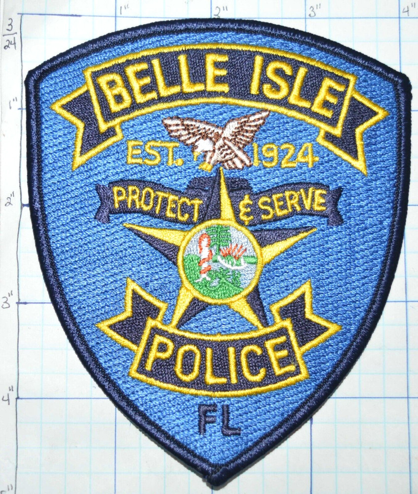 FLORIDA, BELLE ISLE POLICE DEPT PATCH