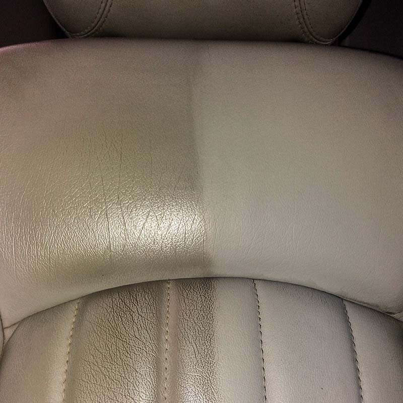 Leather care kit for cleaning, protection and maintenance