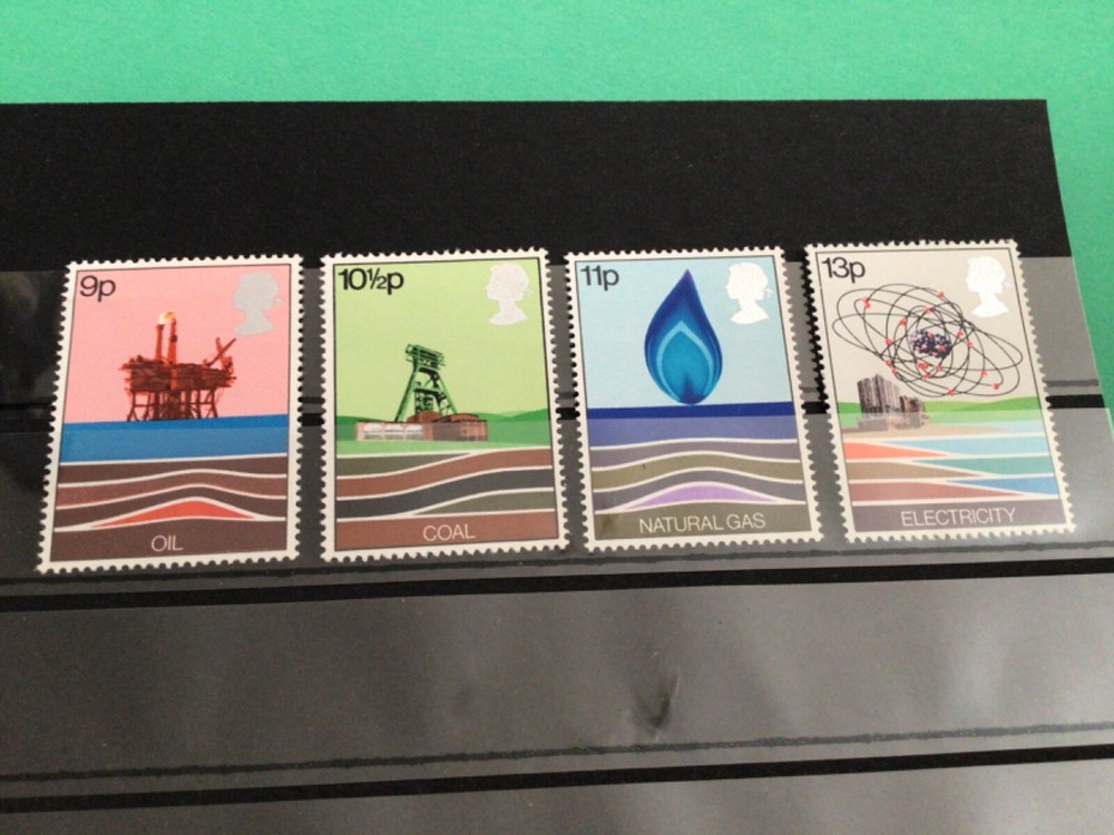 Energy sources Great Britain mint never hinged stamps A12200