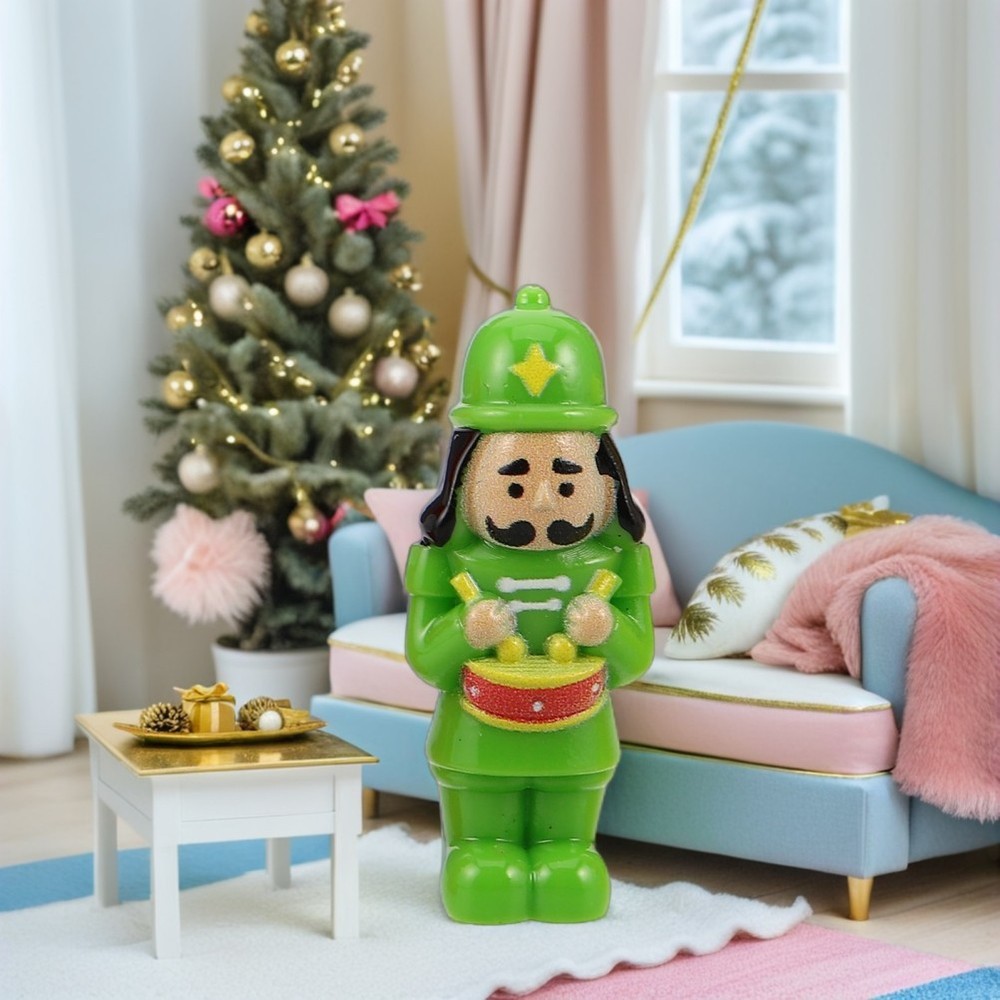 24 Pcs Dollhouse Nutcracker Easter Soldier Statue Desktop Mini Figurine