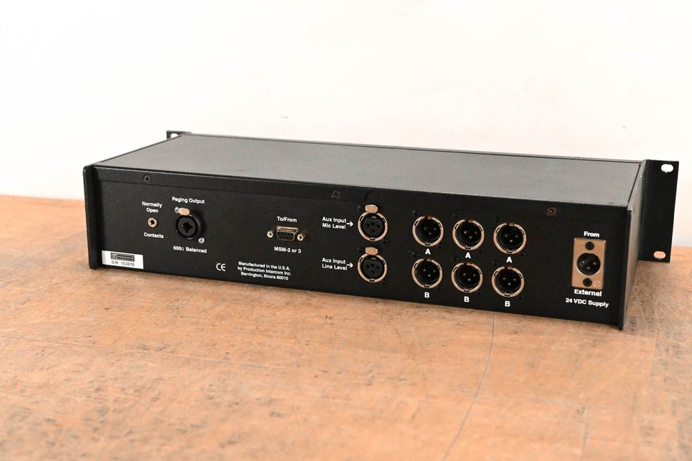 Production Intercom MS-200 2-Channel Master Station (NO POWER SUPPLY) CG01CSV