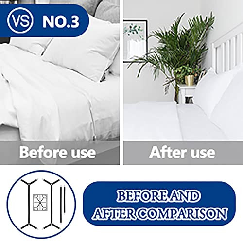 Bed Sheet Straps,Adjustable Elastic Sheet Fasteners,Secure Mattresses Covers