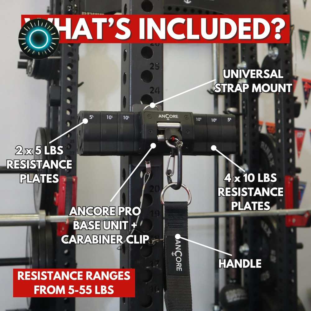 Pro: Home Gym Cable Machine | Portable Workout System for Strength Training | Co