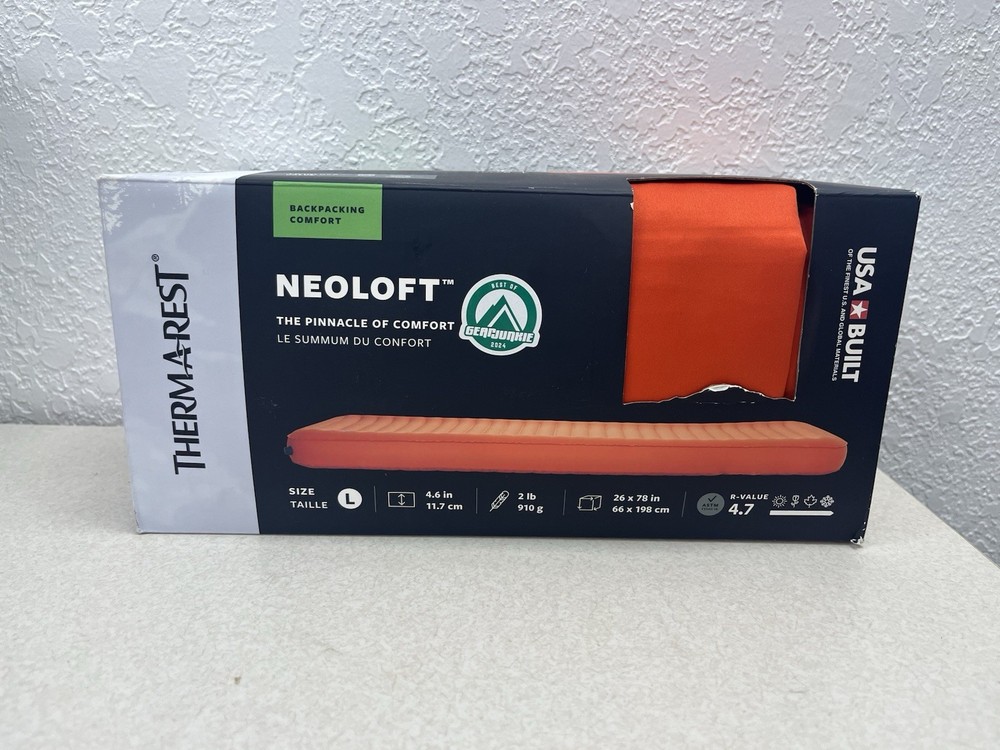 Thermarest Neoloft Sleeping Pad - Large - 26 X 78 in