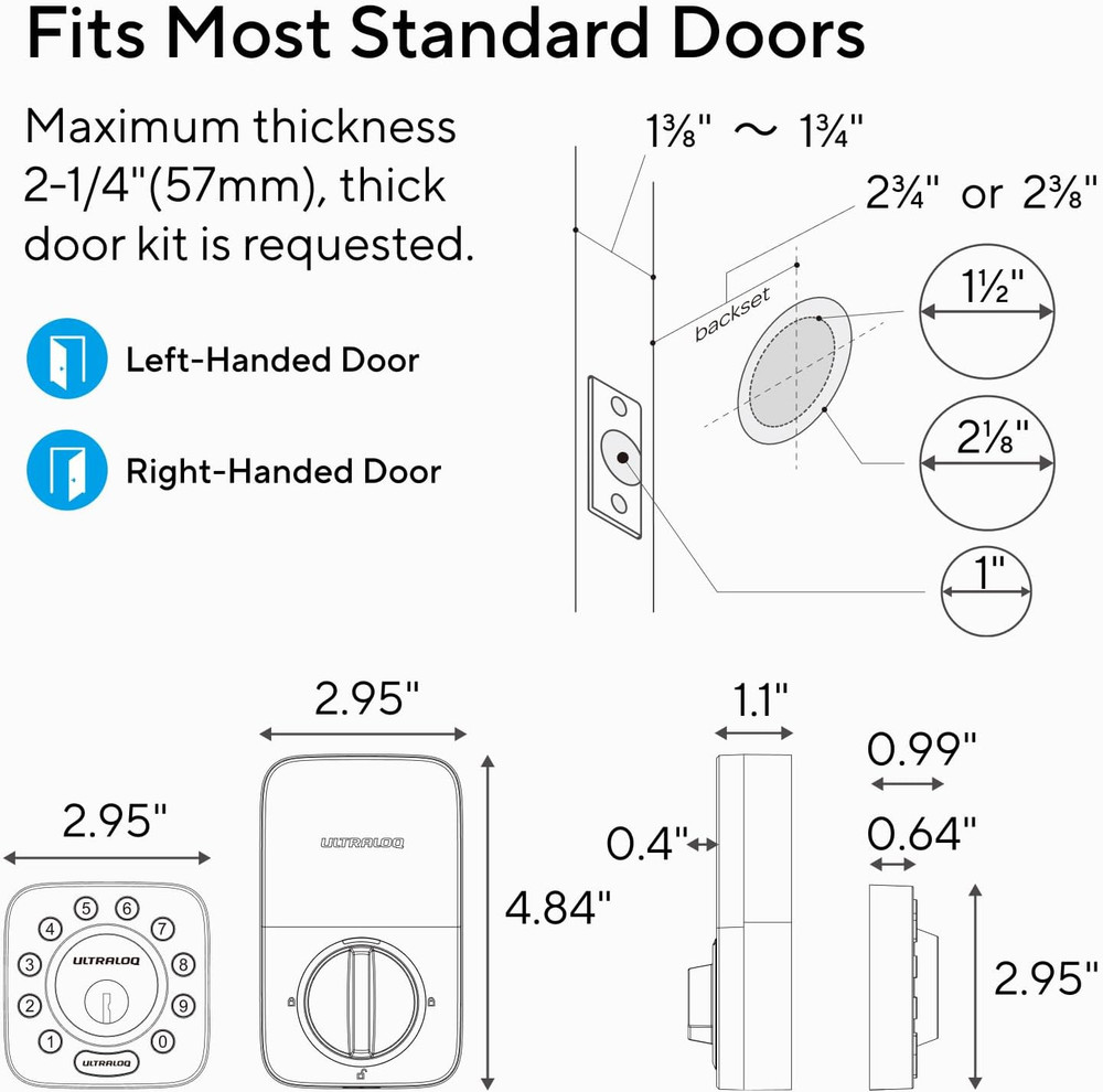 U-Bolt Smart Lock with Wi-Fi Bridge