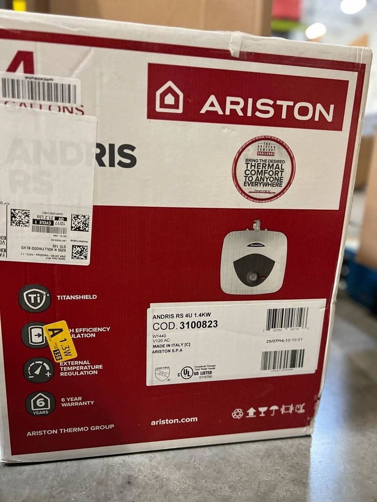 4 Gallon Capacity, 120-Volt – Ariston Andris Mini Tank Electric Water Heater