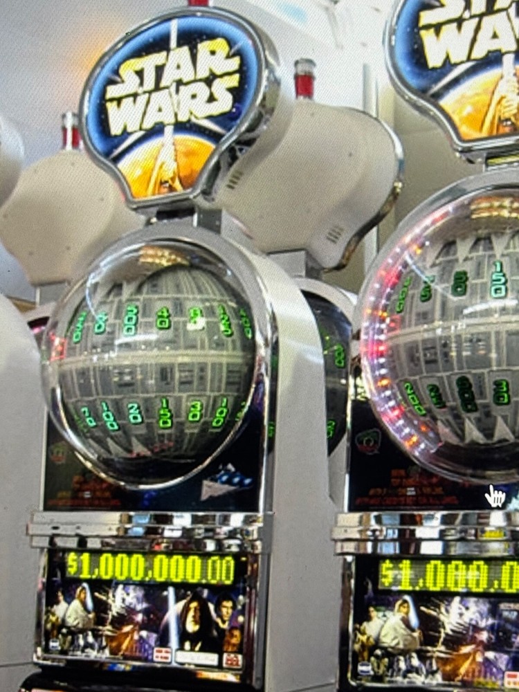 STAR WARS slot machine Plexiglass topper