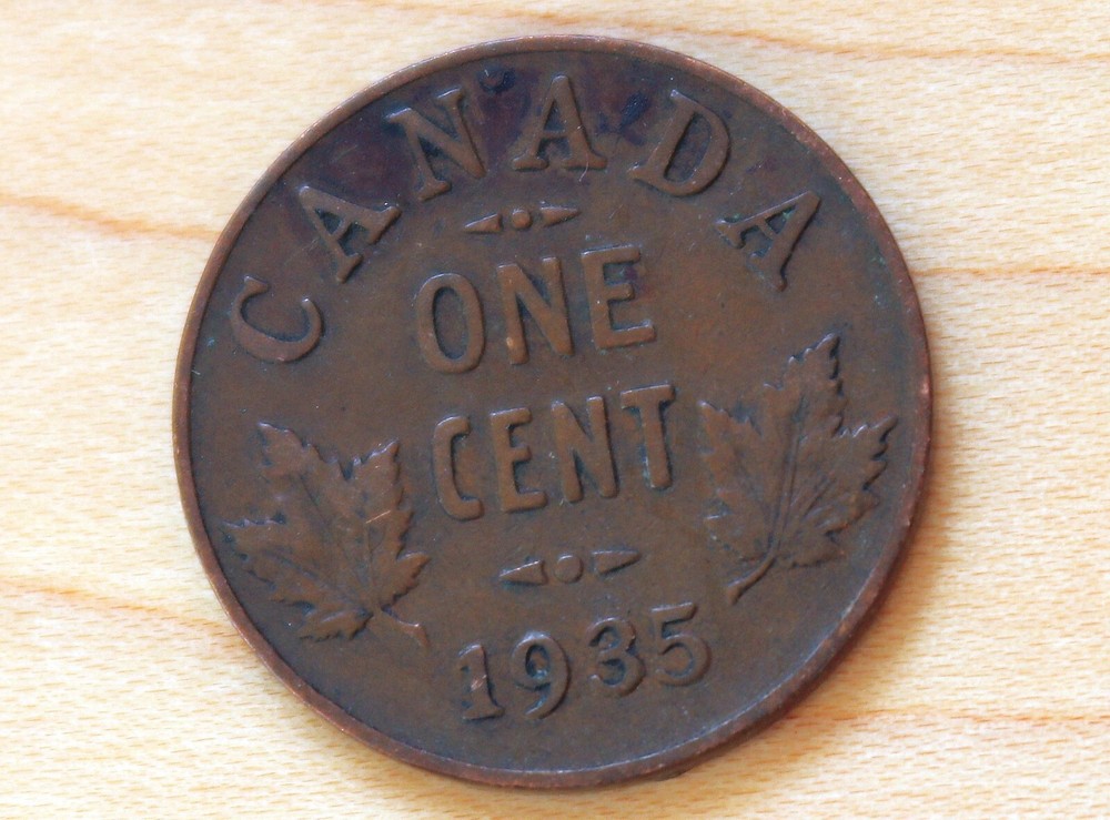 1935 Canada 1 Cent George V