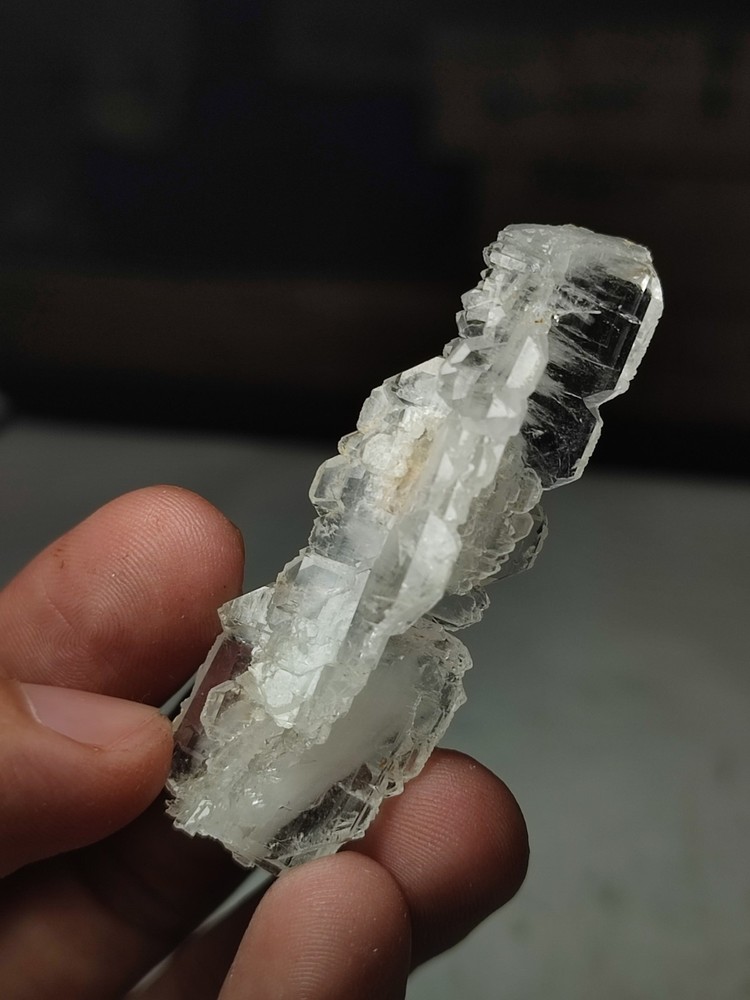 Faden Quartz Crystal With Good Luster & Nice Termination-Pak.