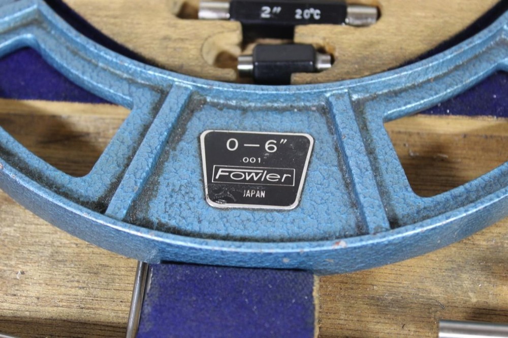 Fowler Japan 0-6" Micrometer Set 52-401-2021 with Box