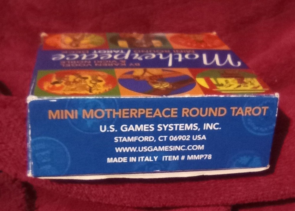 Mini Motherpeace Round Tarot Deck