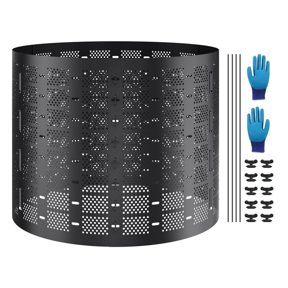 Composting Container 220Gallon,Outdoor Adjustable Compost Maker,Simple Assembly