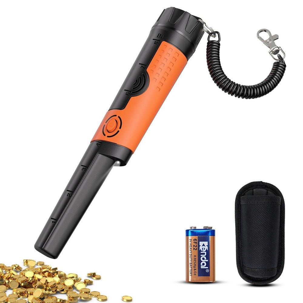 Metal Detector Pinpointer for Adults & Kids - Waterproof Handheld Pin Pointer...