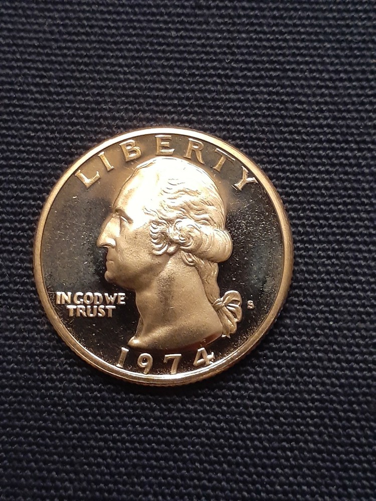 1974 S  PROOF WASHINGTON QUARTER
