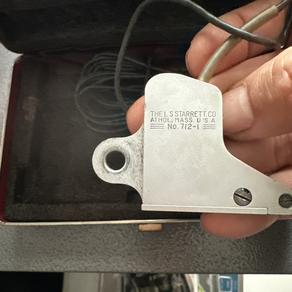 Starrett No 712-1 Lever Type Gaging Head