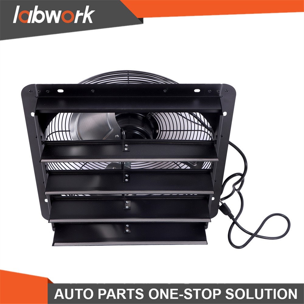 Labwork 16" Wall Mounted Shutter Exhaust Fan Automatic Shutter W/ Variable Speed