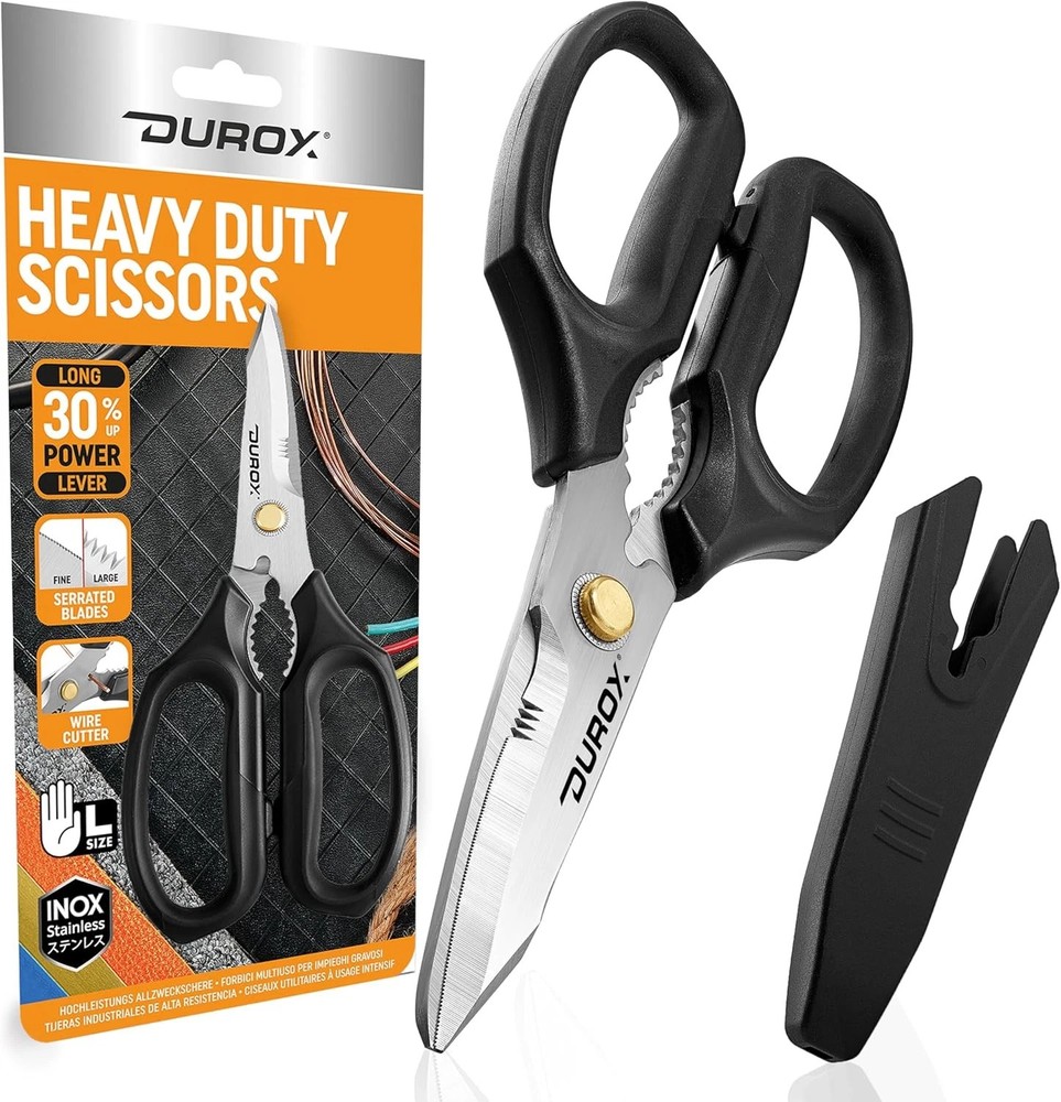 DUROX - Heavy Duty Scissors, Multipurpose Utility Scissors.