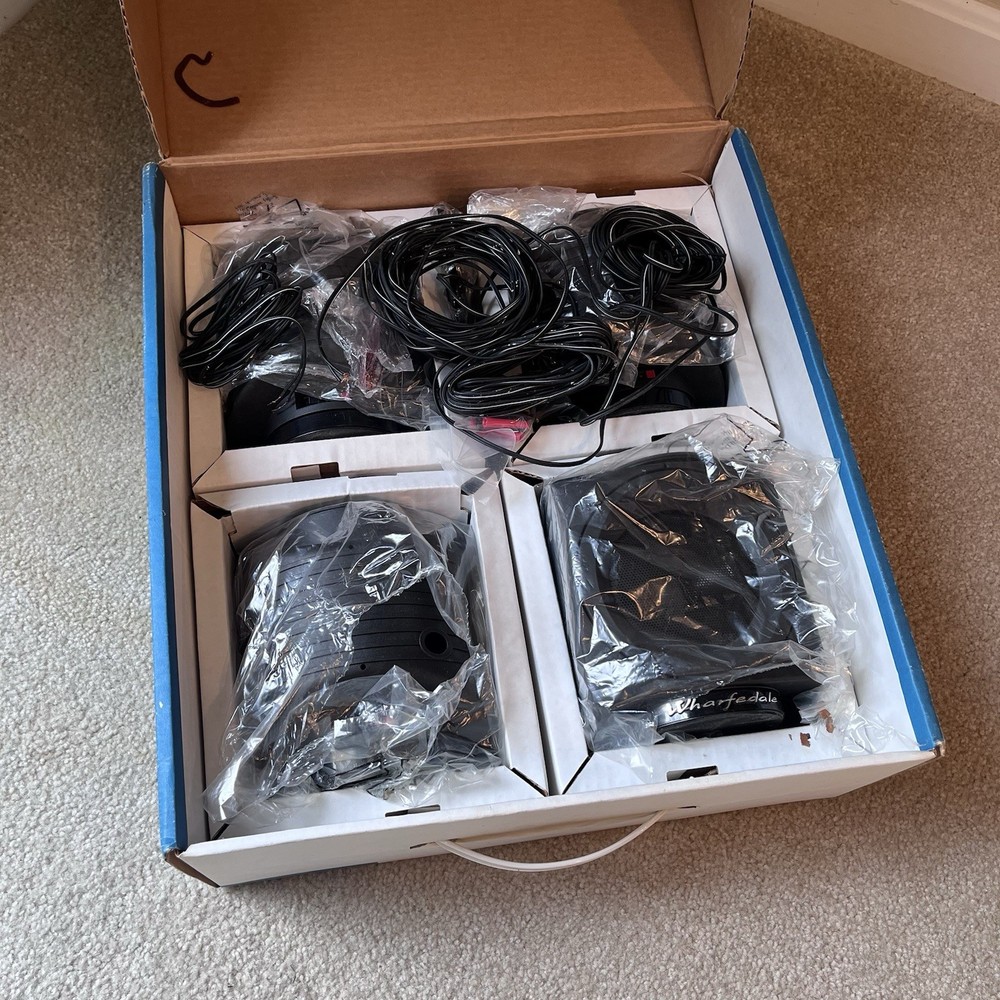 Vintage Wharfedale Modus Cube Speakers Pace MS1000 Home System Audiophile