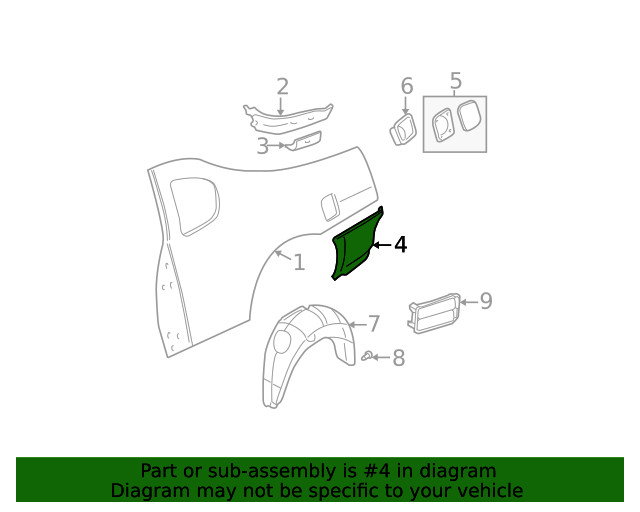 Genuine GM Lower Panel 10289997