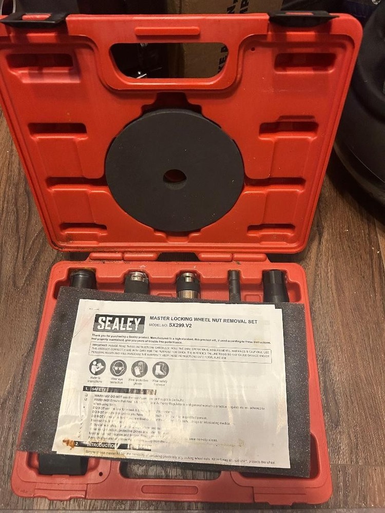 Sealey Master Locking Wheel Nut Removal Set SX299