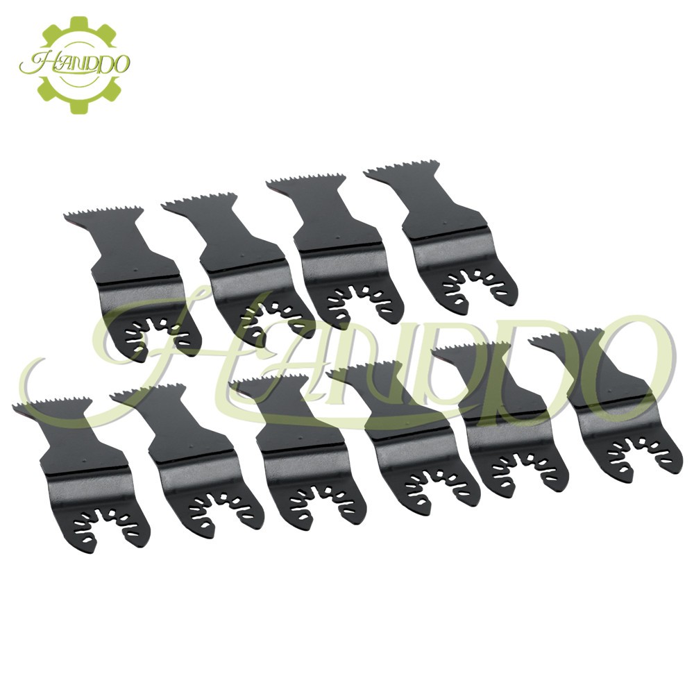 10PCS Japanese Tooth Arc-Shaped Edge Multi Tool Blades for Plastic Tool Blade