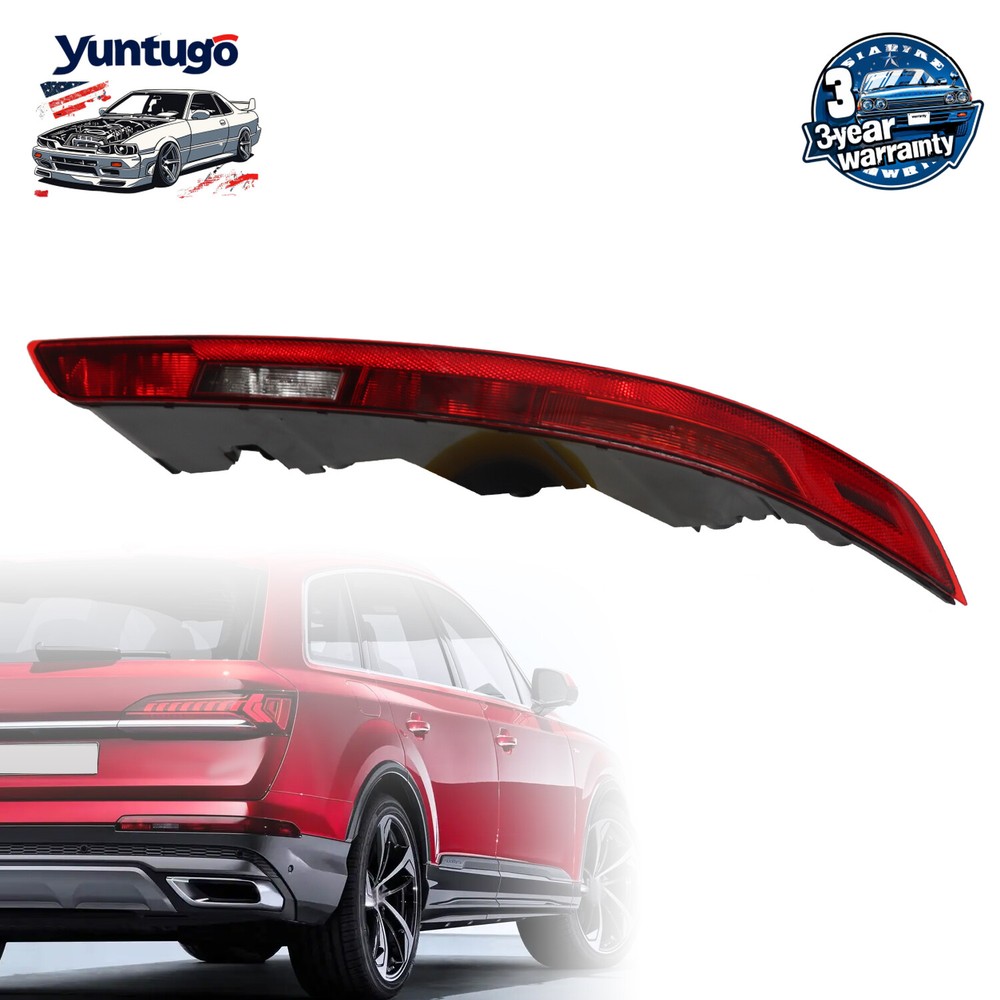 For 2016-2020 Audi Q7 Right Rear Bumper Stop Lamp Light Reflector 4M0945096A