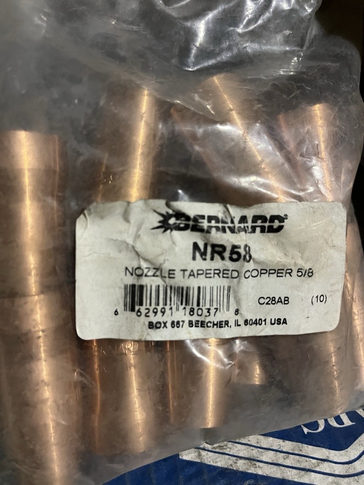 Bernard NR58 Tapered Nozzle 10 Nozzle Pack