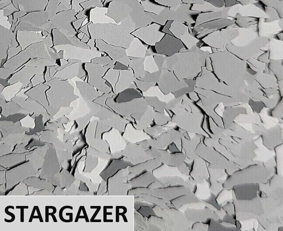 FLAKE Epoxy Floor Coating. 1/4 ONE POUND