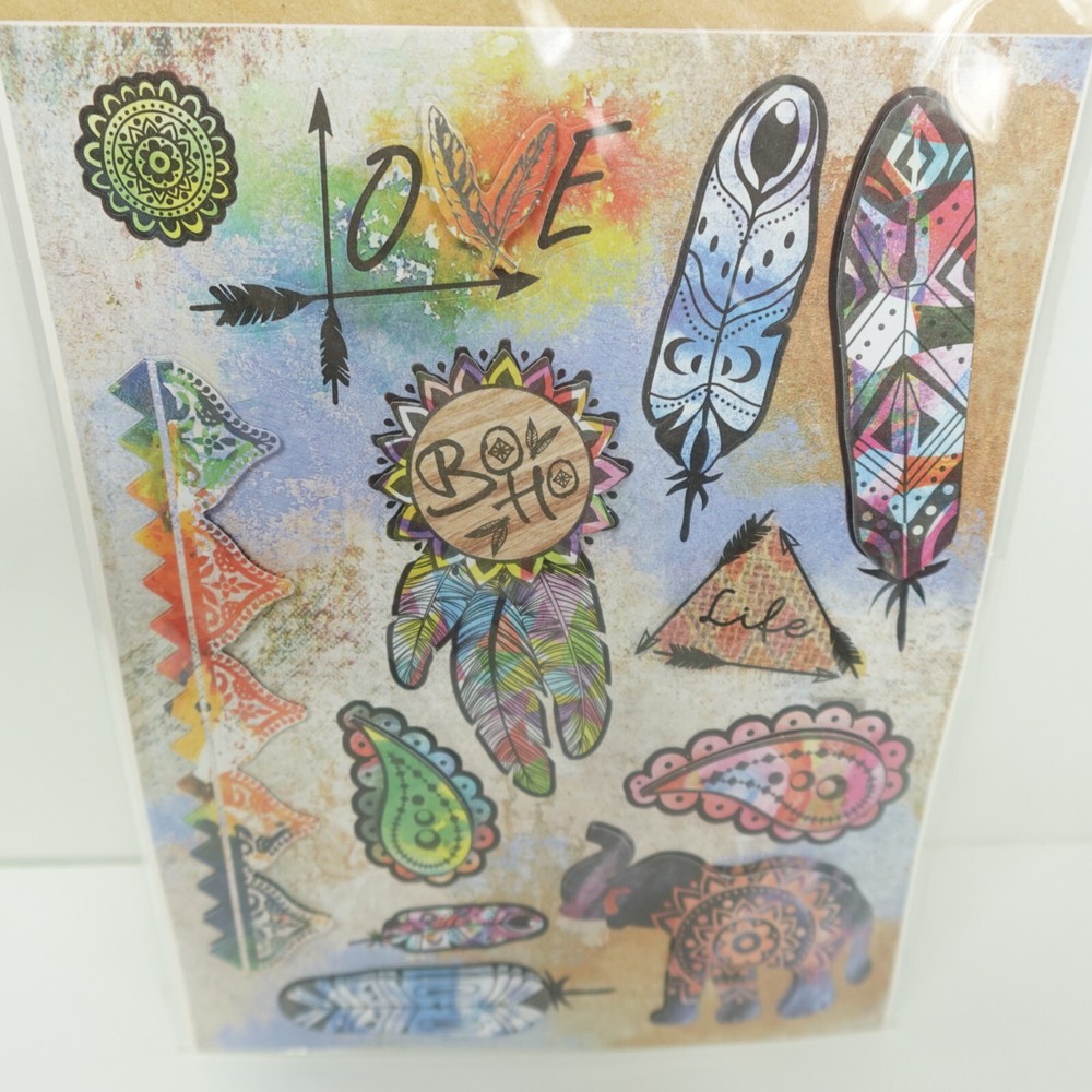 Crafters Square Bohemian Stickers Set