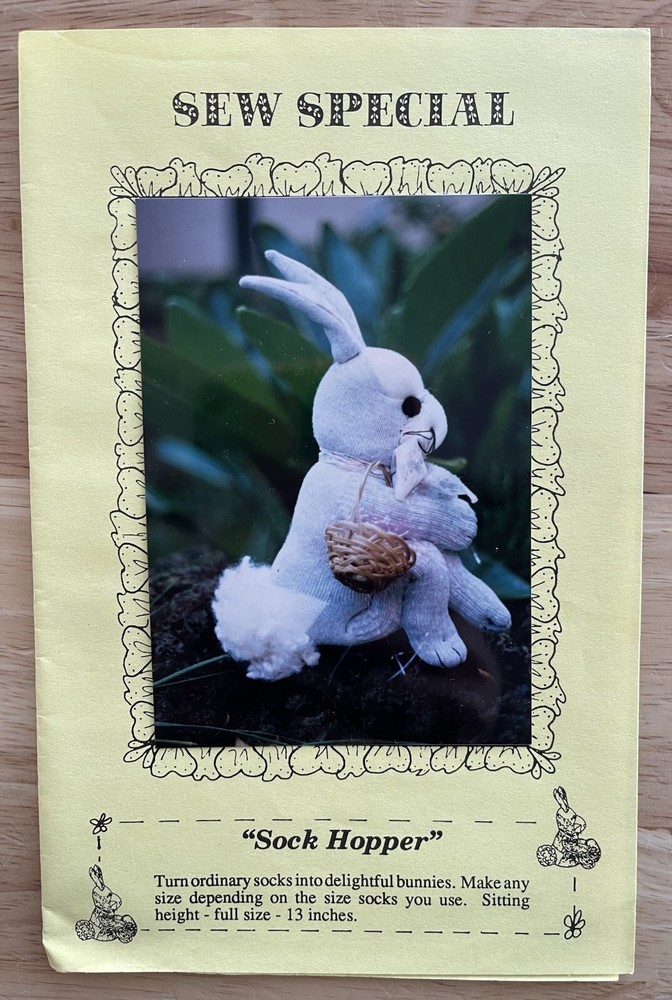 Sew Special 13” Sock Hopper Bunny Pattern by Judiann