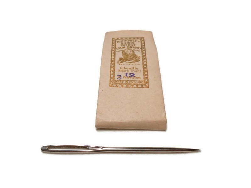 W. Crowley & Sons CHENILLE Sharp Point Needles Hand Needles Size 12 (3 pc pack)