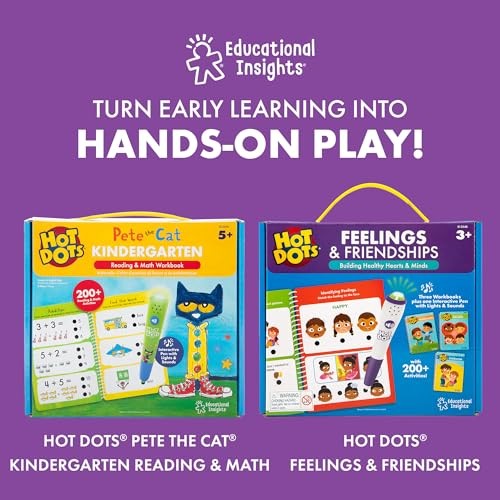 Hot Dots Kindergarten Essentials - Reading & Math Workbook - Medium