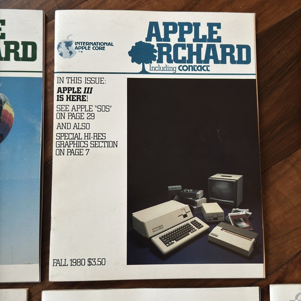 Apple Orchard Magazine Computer 9 issues 1980-1982