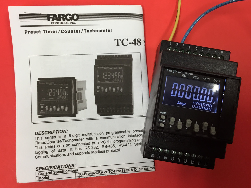 Fargo Controls - Series TC-48 - Timer/ Counter