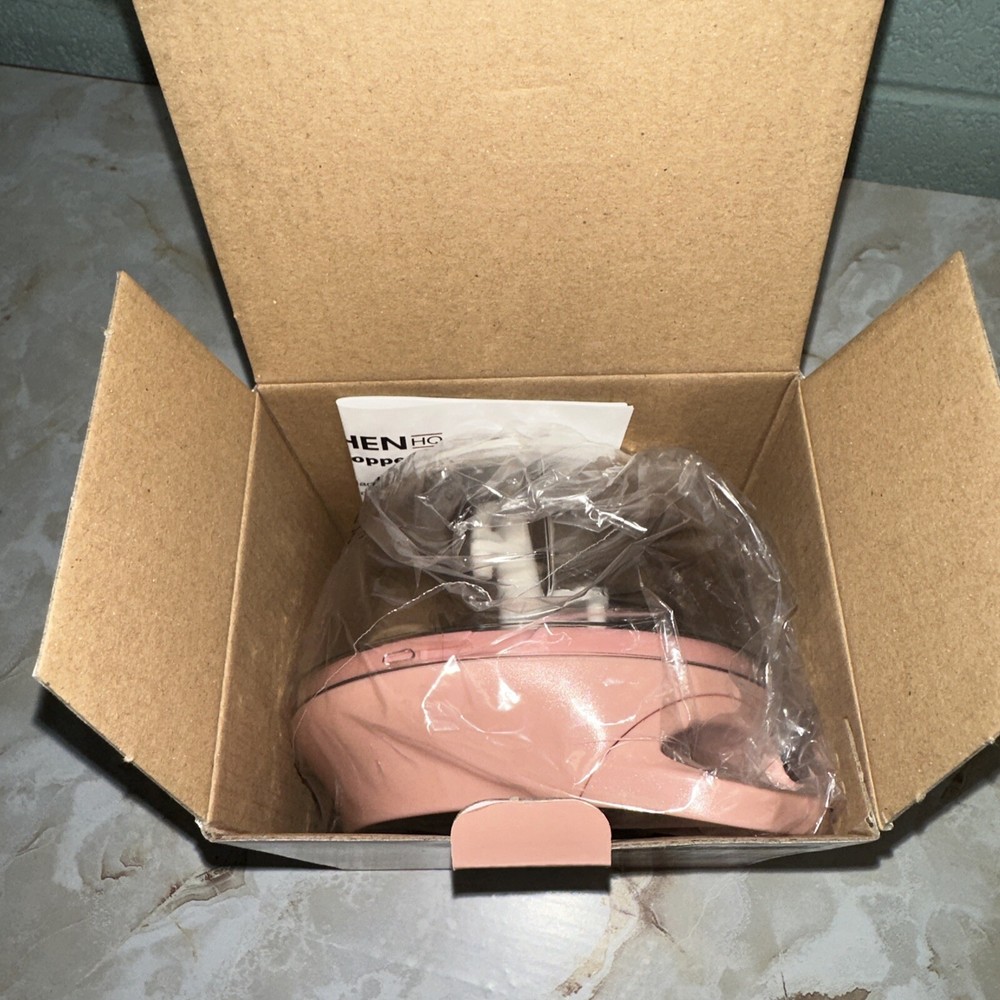 Kitchen HQ Pink Mini Chopper With Box