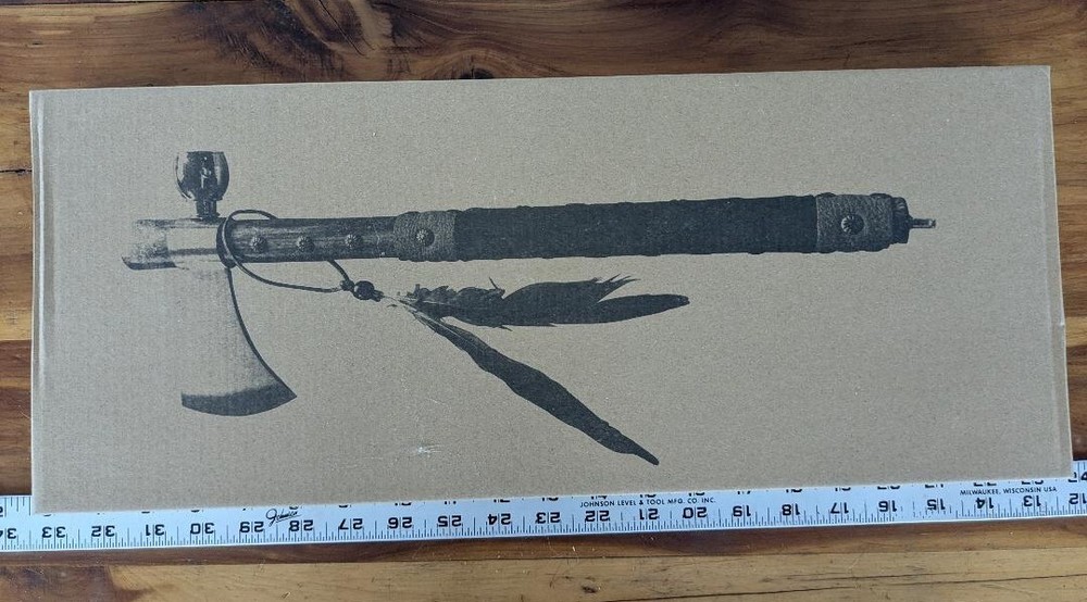 Tomahawk Peace Pipe, 18.5"